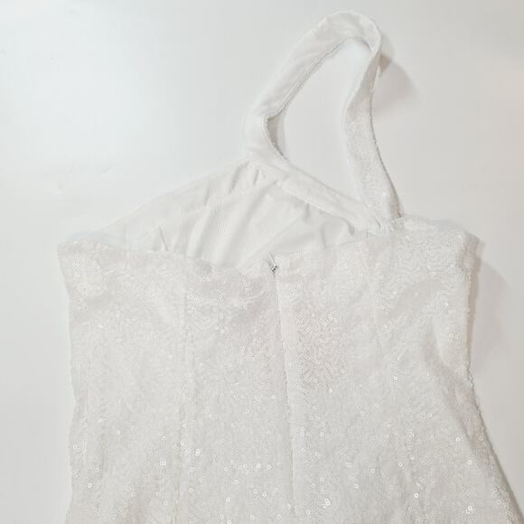 Superdown Cicely Mini Dress in White Small - Picture 7 of 10